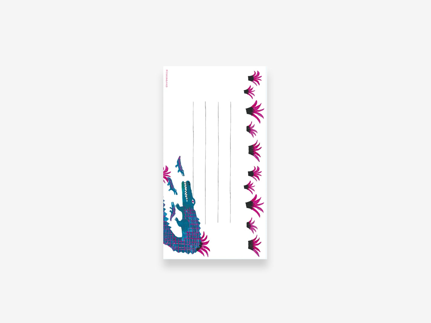 Endangered Animals Double Message Pad