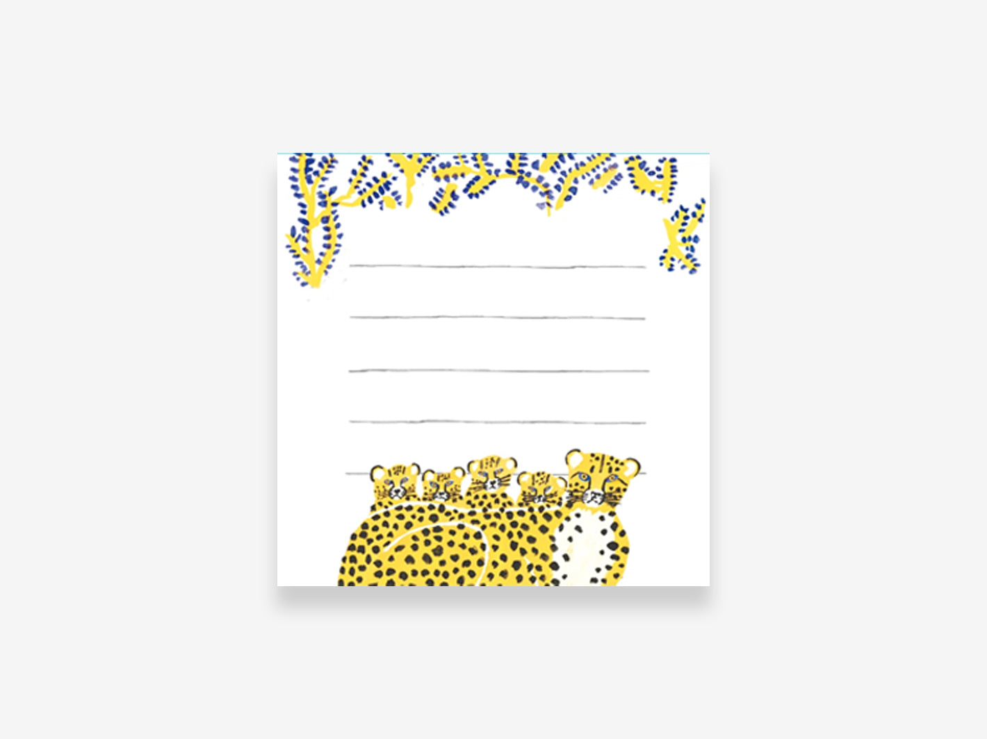 Endangered Animals Double Message Pad