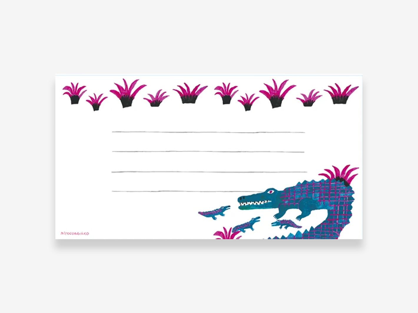 Endangered Animals Double Message Pad