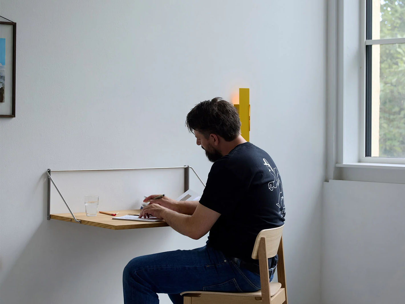 Fold-out Desk Oak
