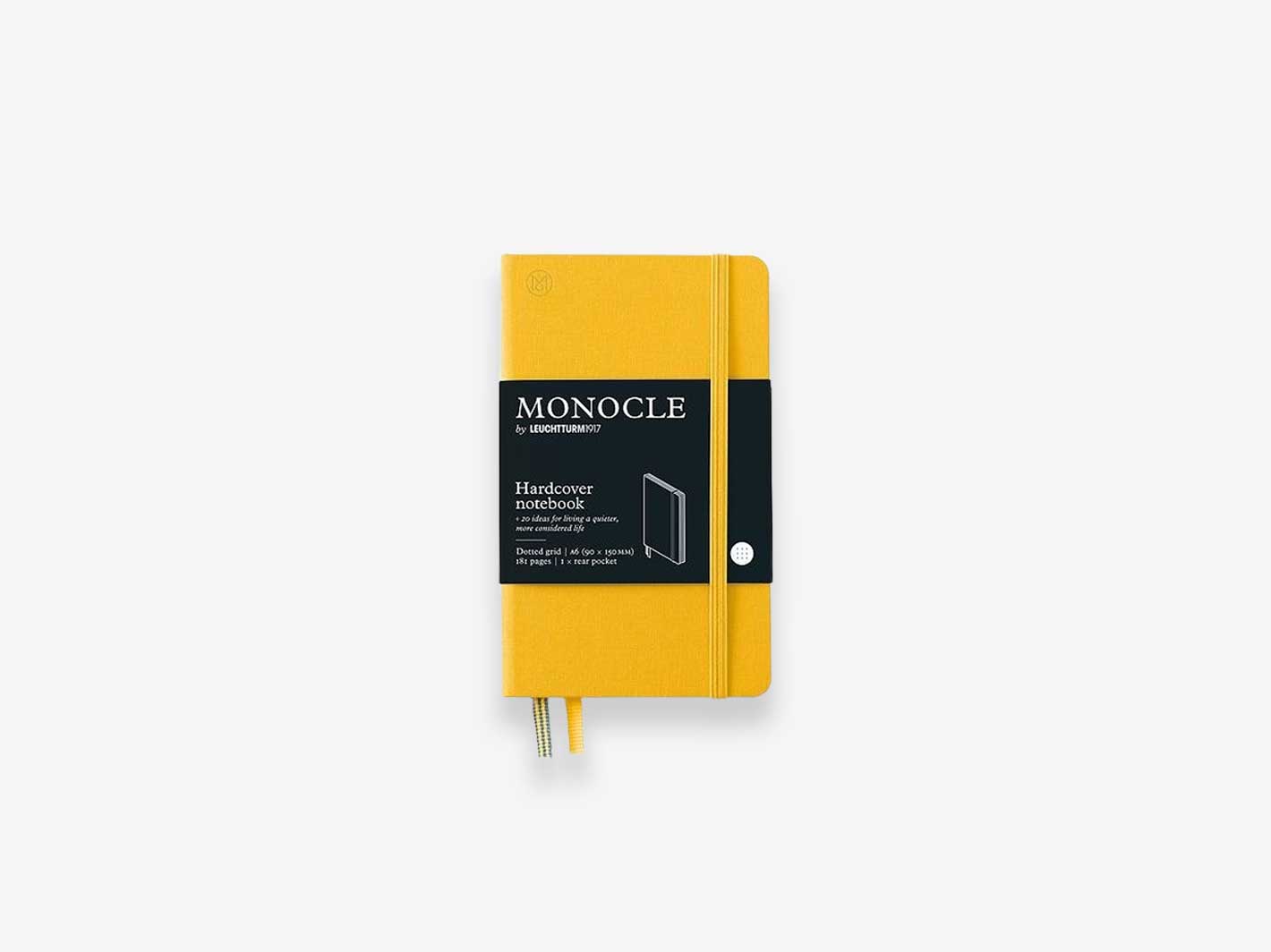 Linen Hardcover A6 Notebook Yellow