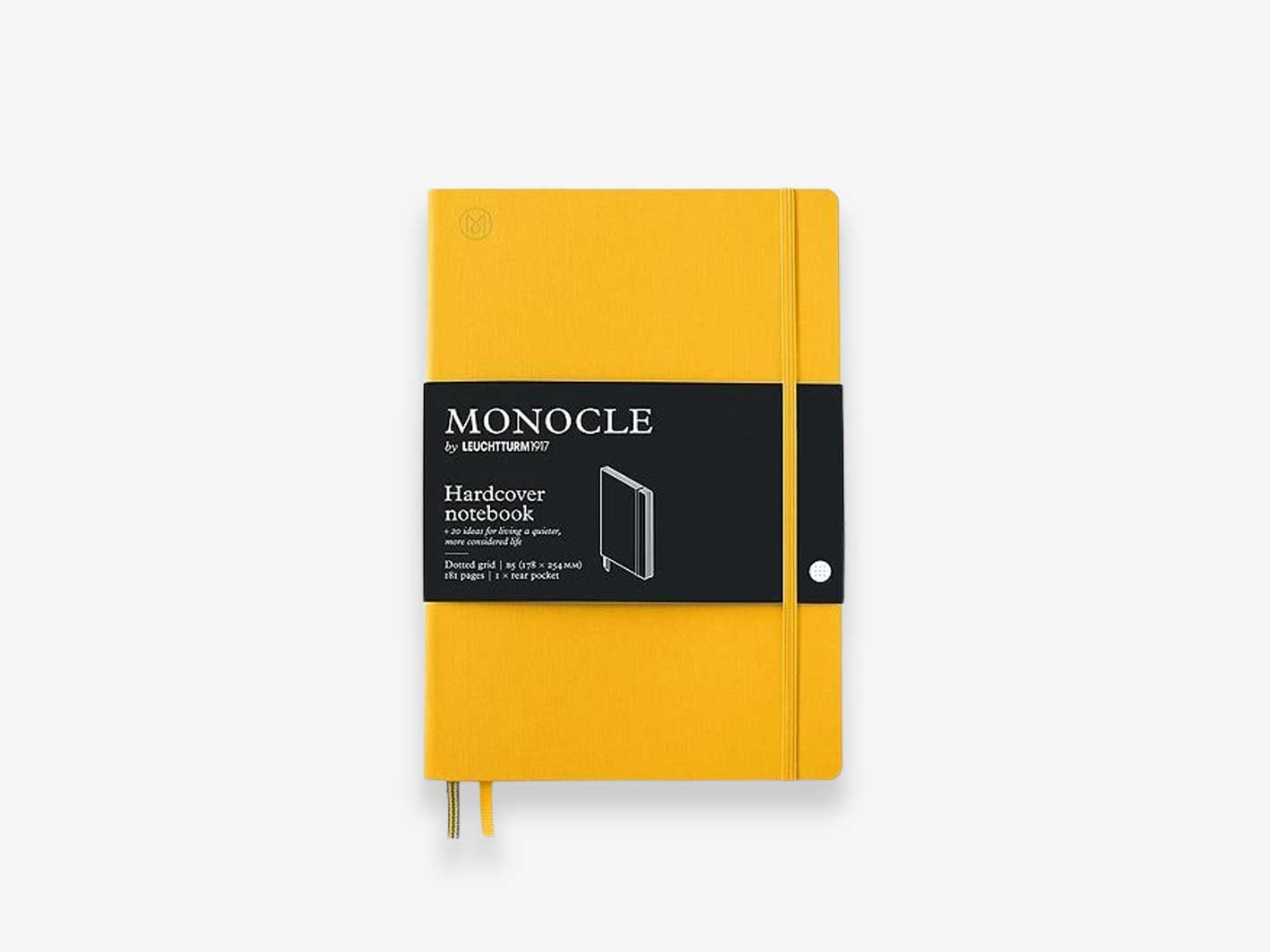 Linen Hardcover B6+ Notebook Yellow