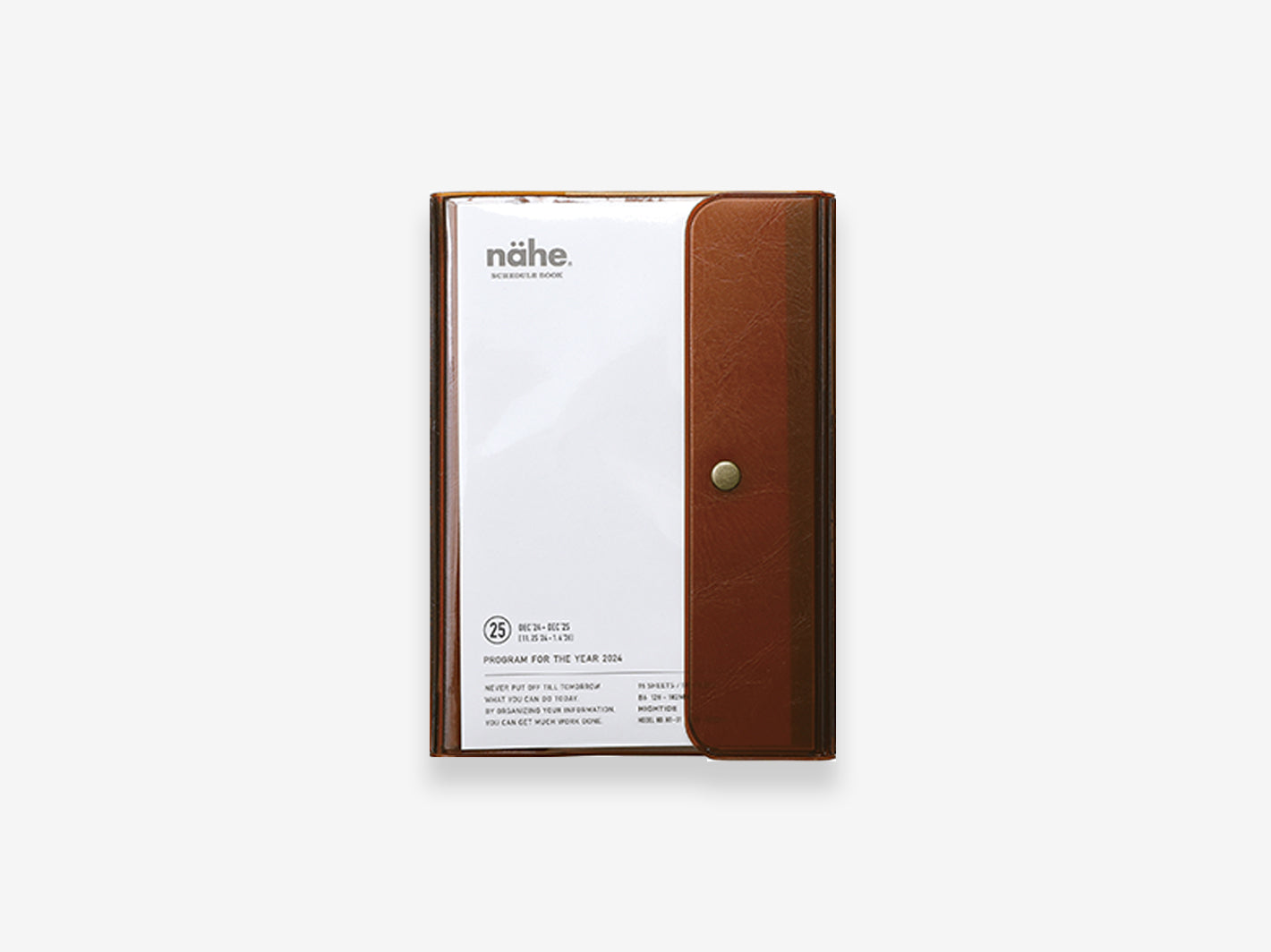 2026 Weekly Free Diary B6 Clear Brown