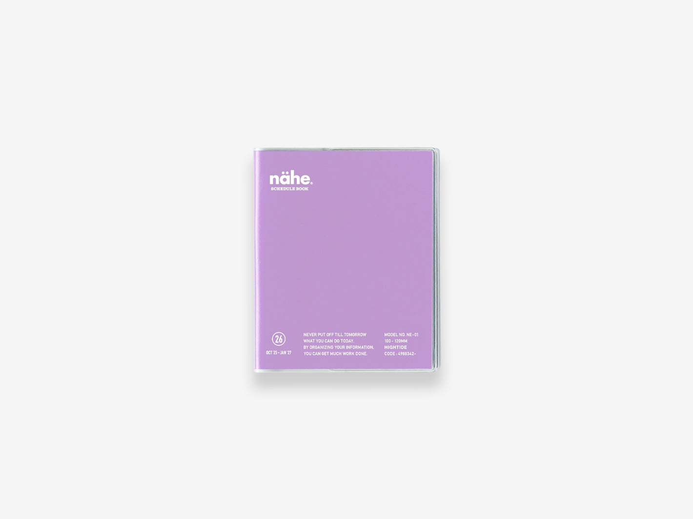 2026 Monthly Diary Square Lavender
