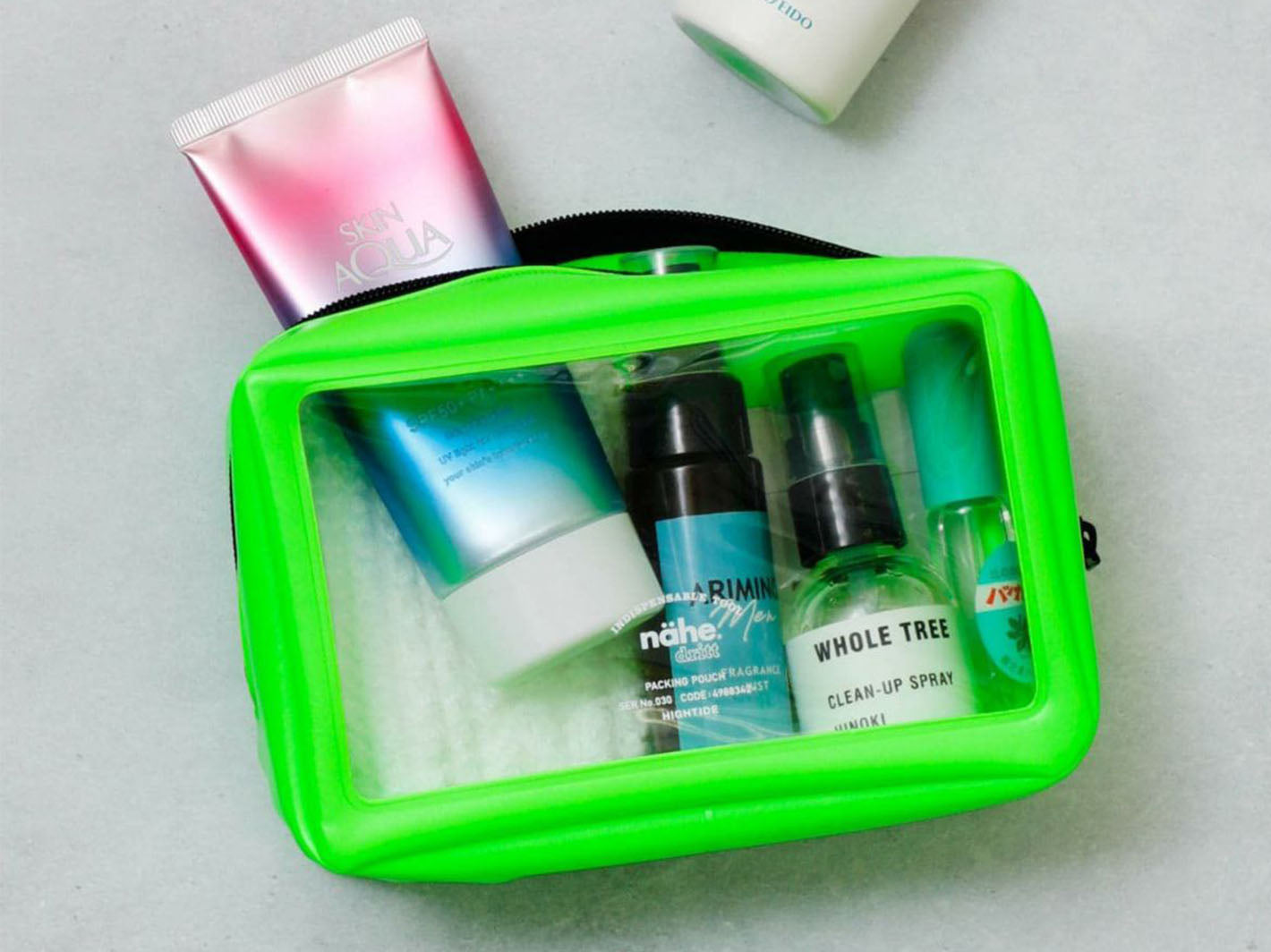 Packing Pouch S Neon Green