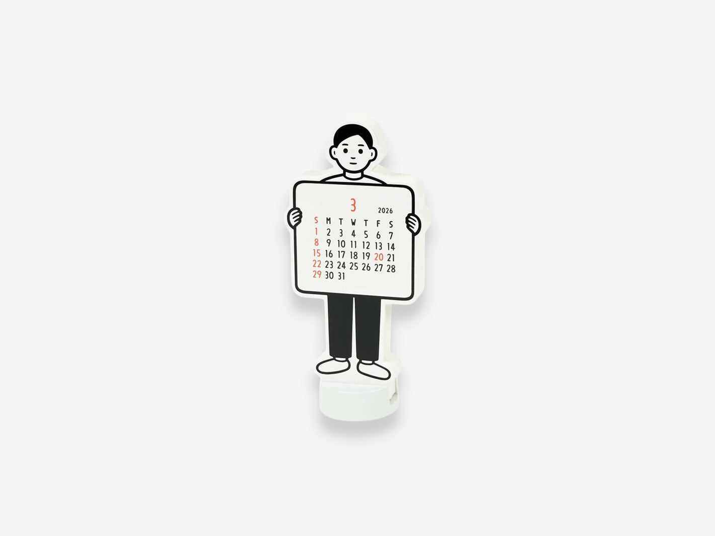 2026 Calendar Boy