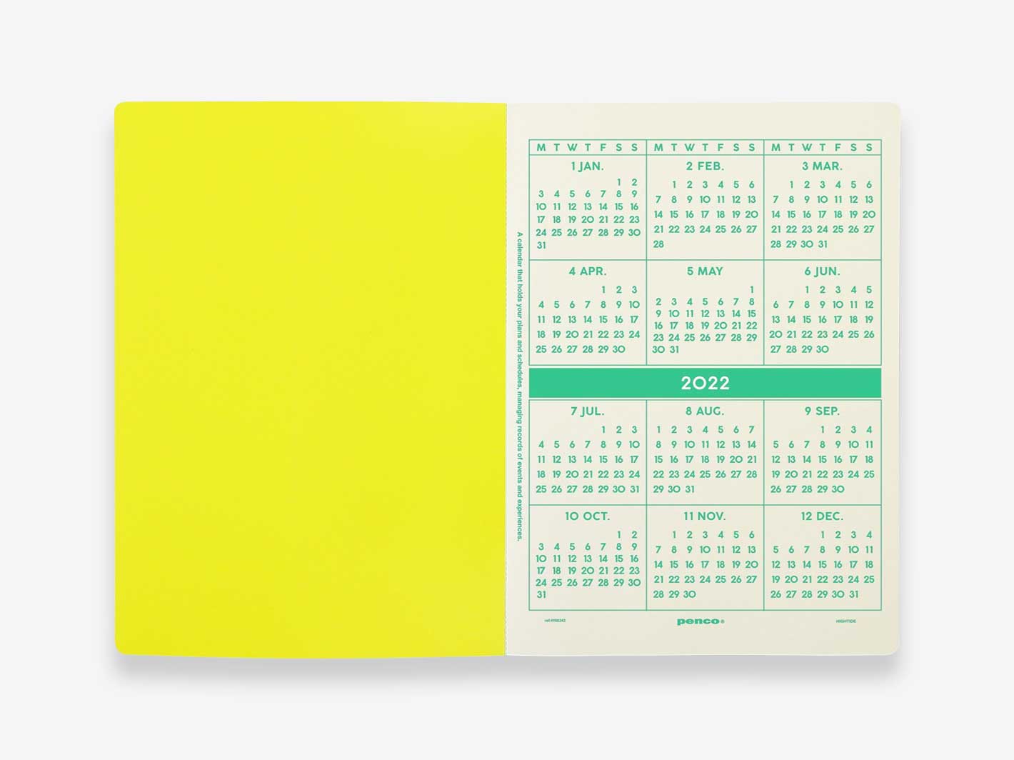 2024 Monthly Diary B5 Mint