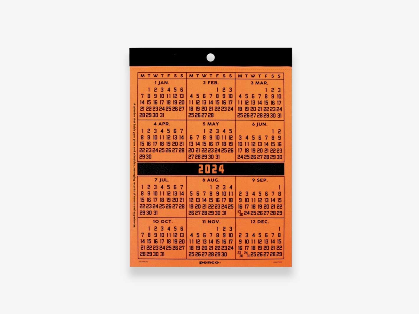 2026 Wall Board Calendar A4