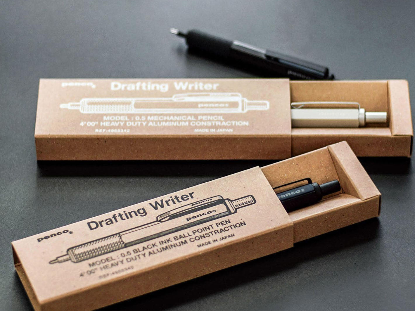 Drafting Ballpoint Pen Silver