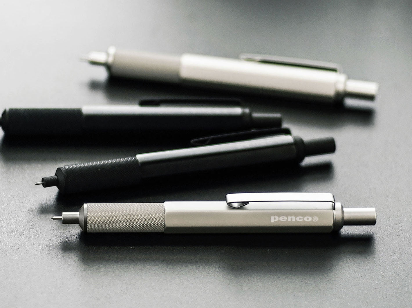 Drafting Ballpoint Pen Silver