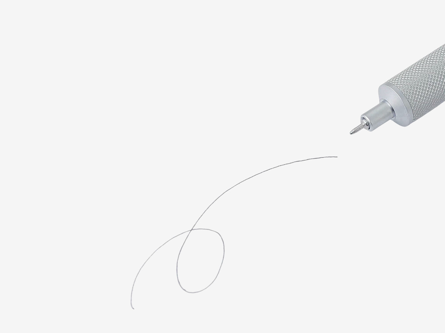 Drafting Ballpoint Pen Silver