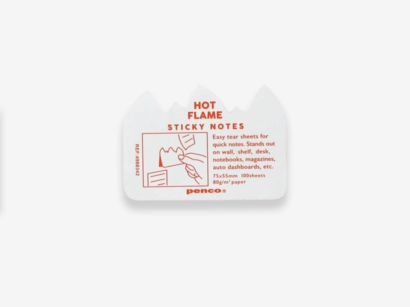 Hot Flame Sticky Notes