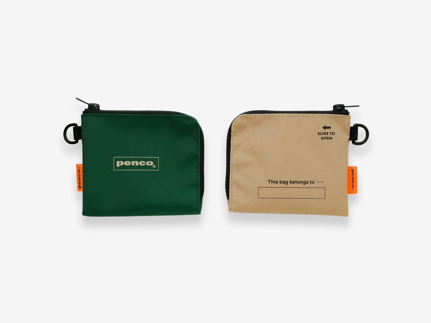 L-Zip Pouch Dark Green