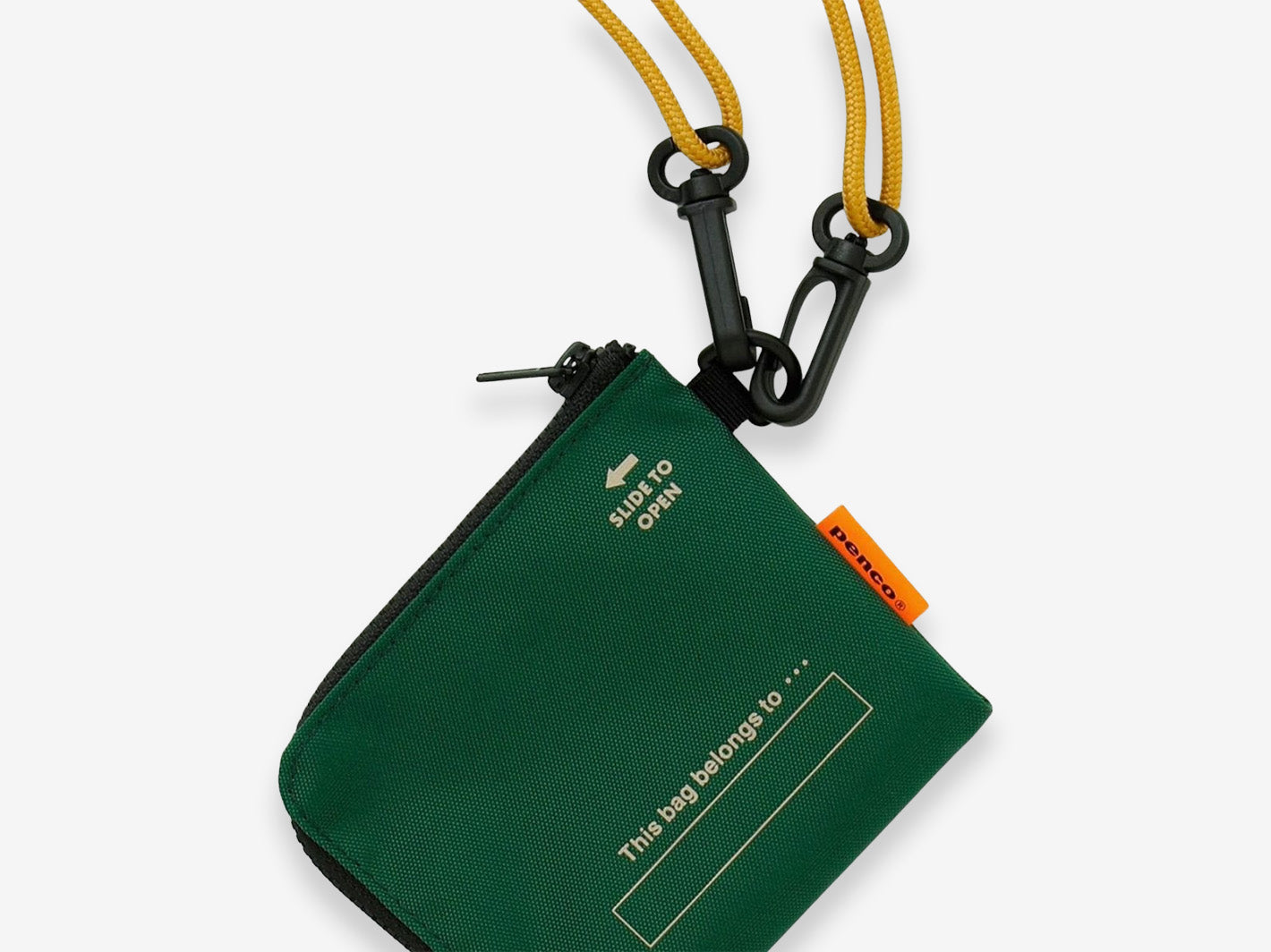 L-Zip Pouch Dark Green