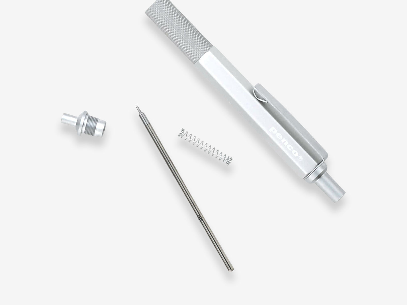 Drafting Ballpoint Pen Silver