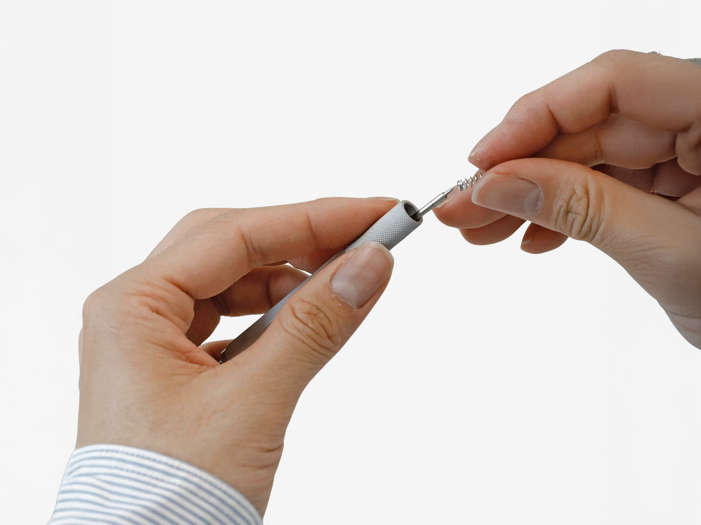 Drafting Ballpoint Pen Silver