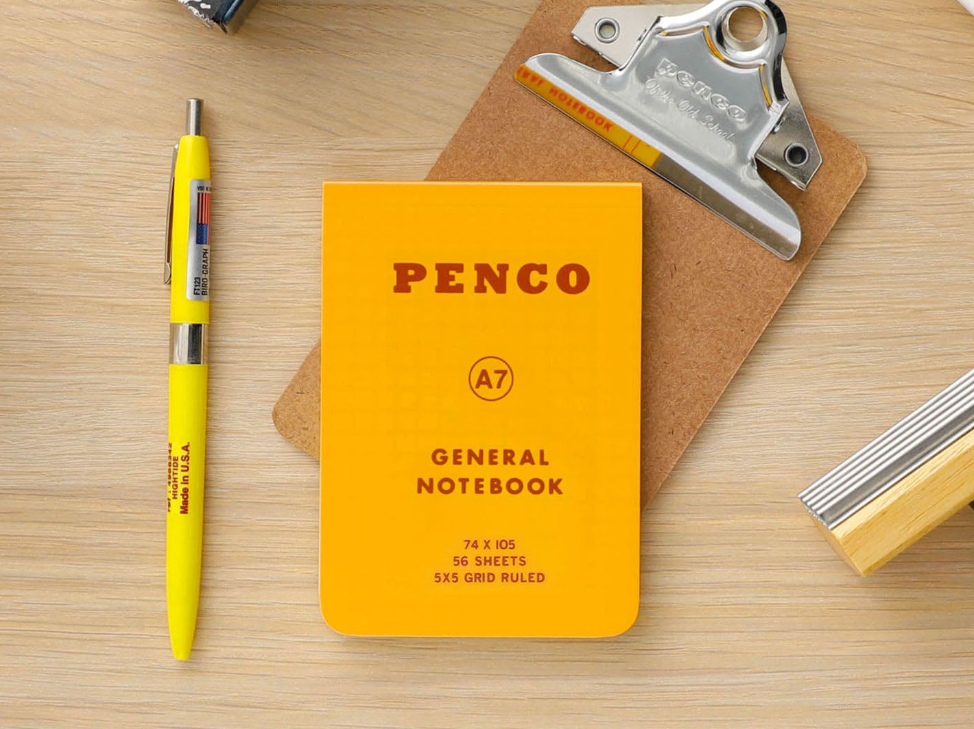 Soft PP Notebook A7 Yellow