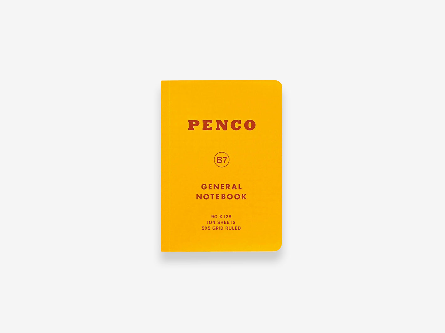 Soft PP Notebook B7 Yellow