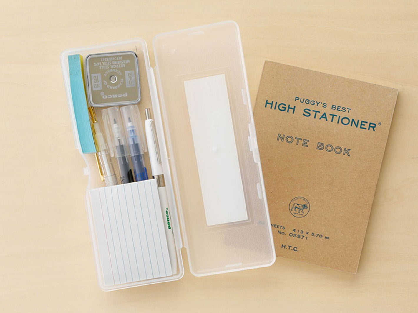 Storage Container Pen Case Clear
