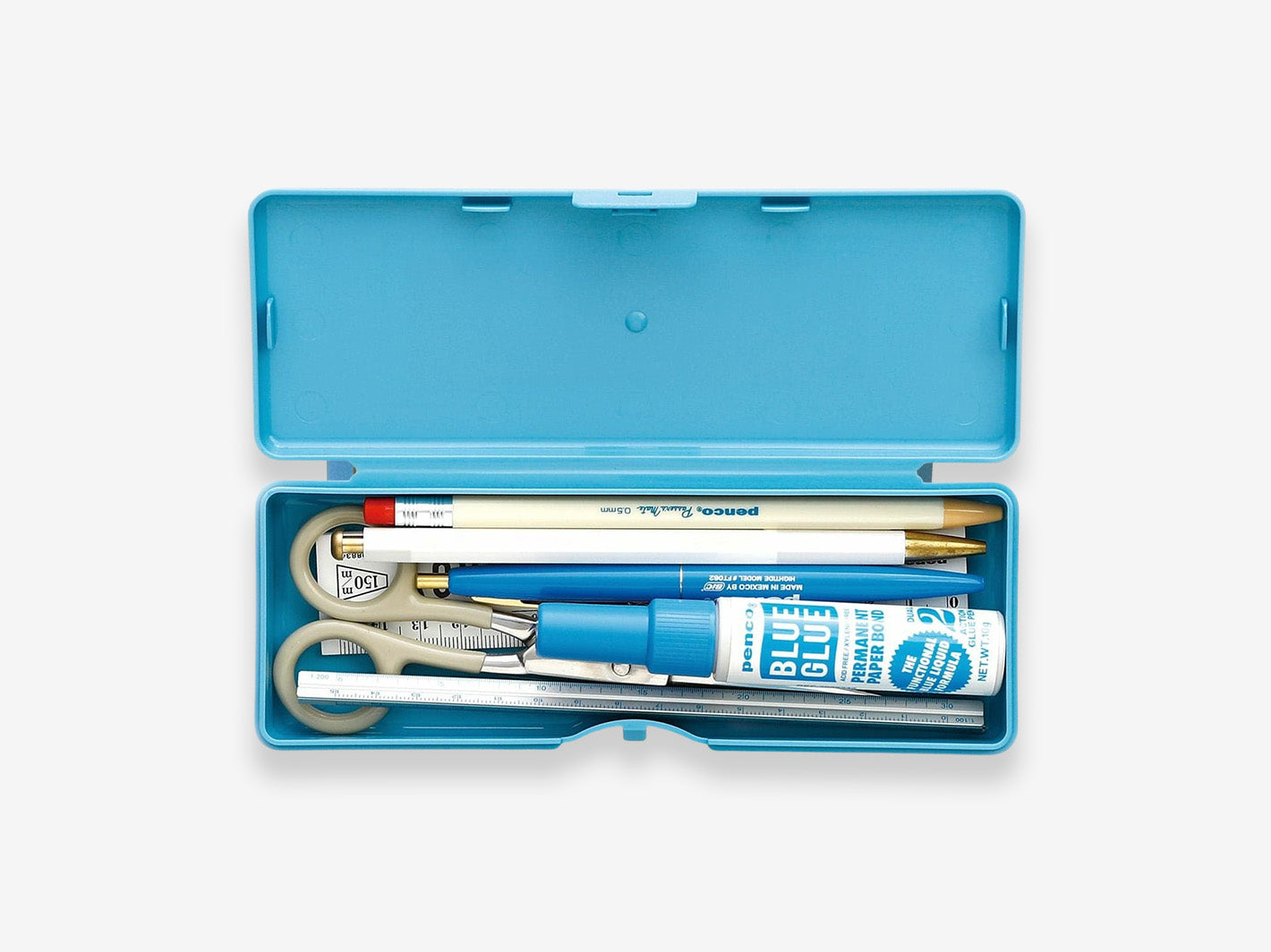 Storage Container Pen Case Light Blue