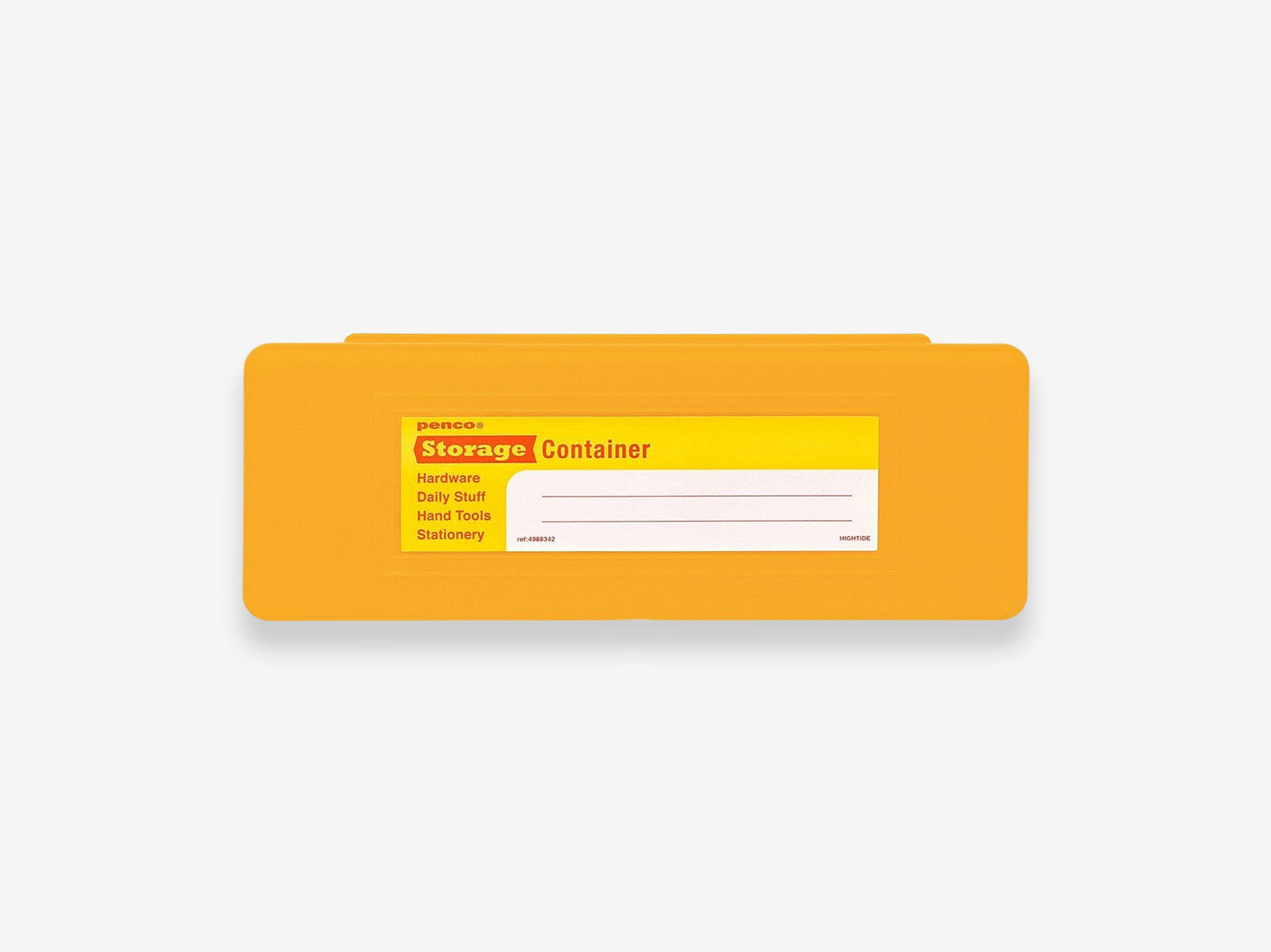 Storage Container Pen Case Yellow