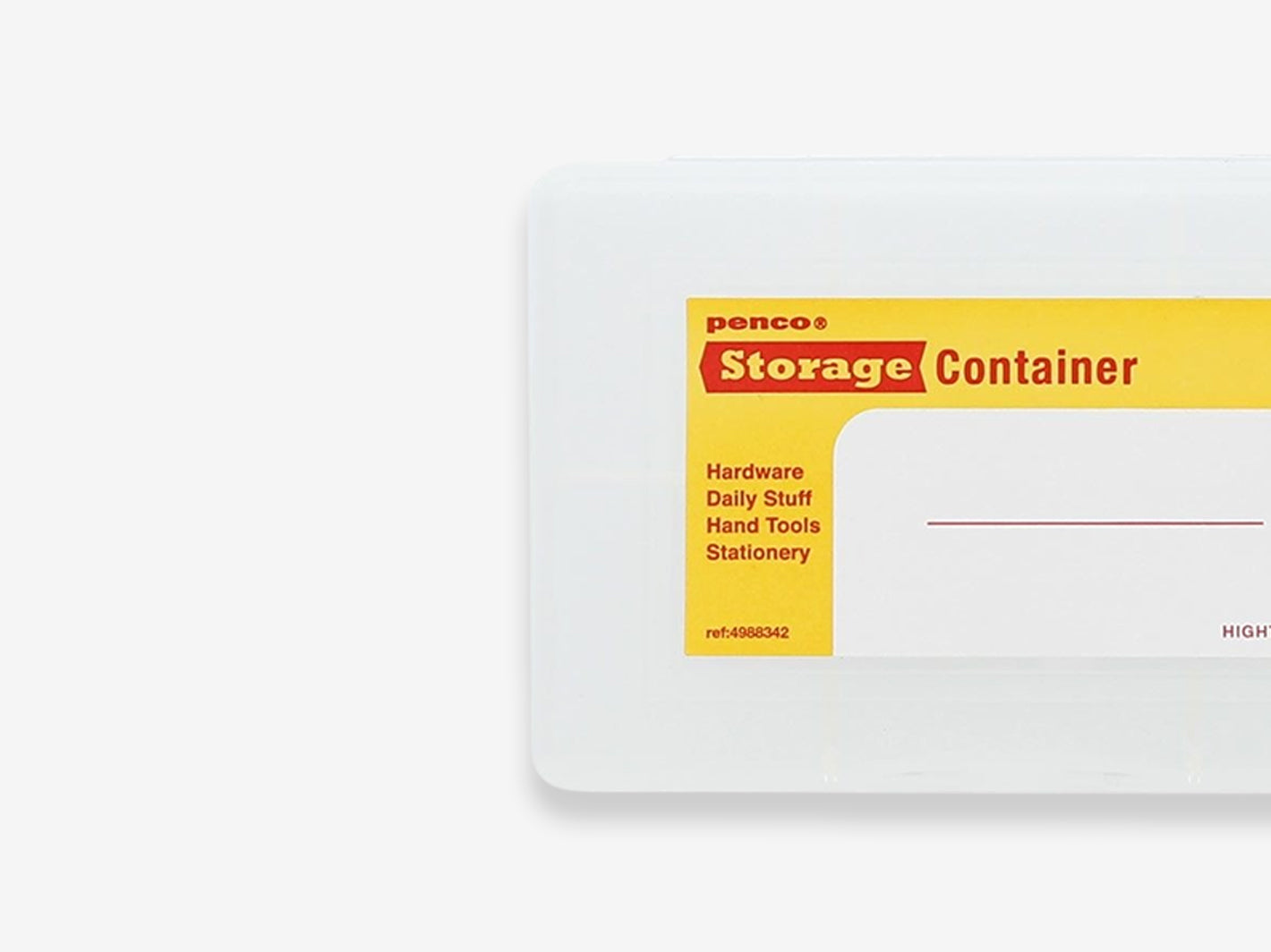 Storage Container Double-Sided Clear