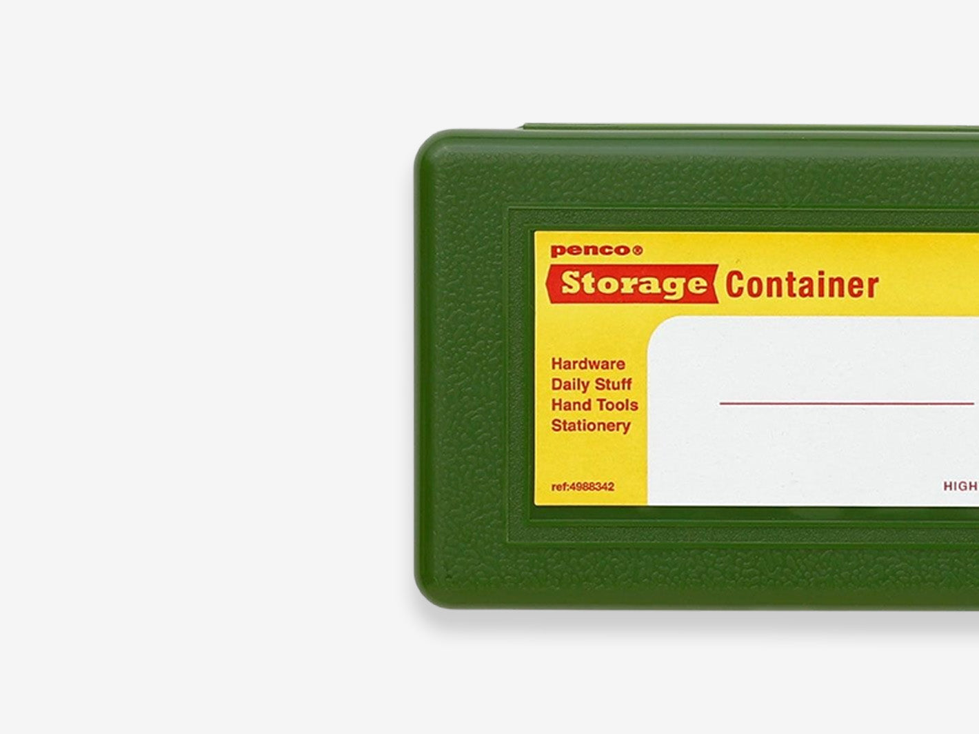 Storage Container Double-Sided Green