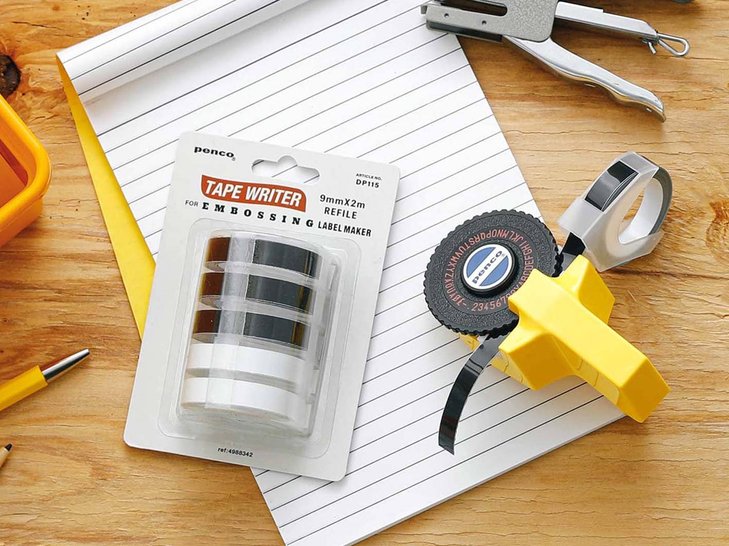 Tape Writer Yellow