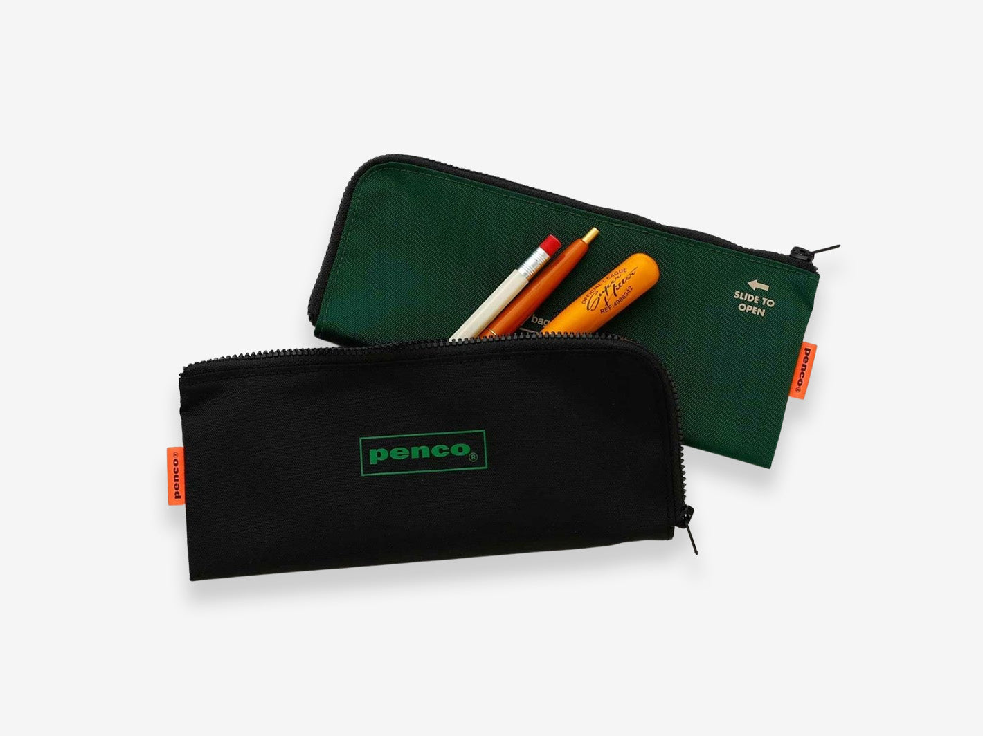 Zipper Pen Pouch Black