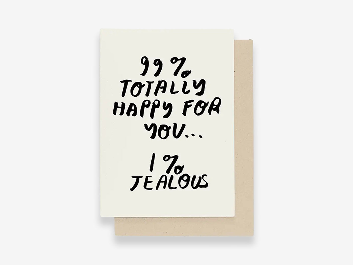 99% Happy for you Card