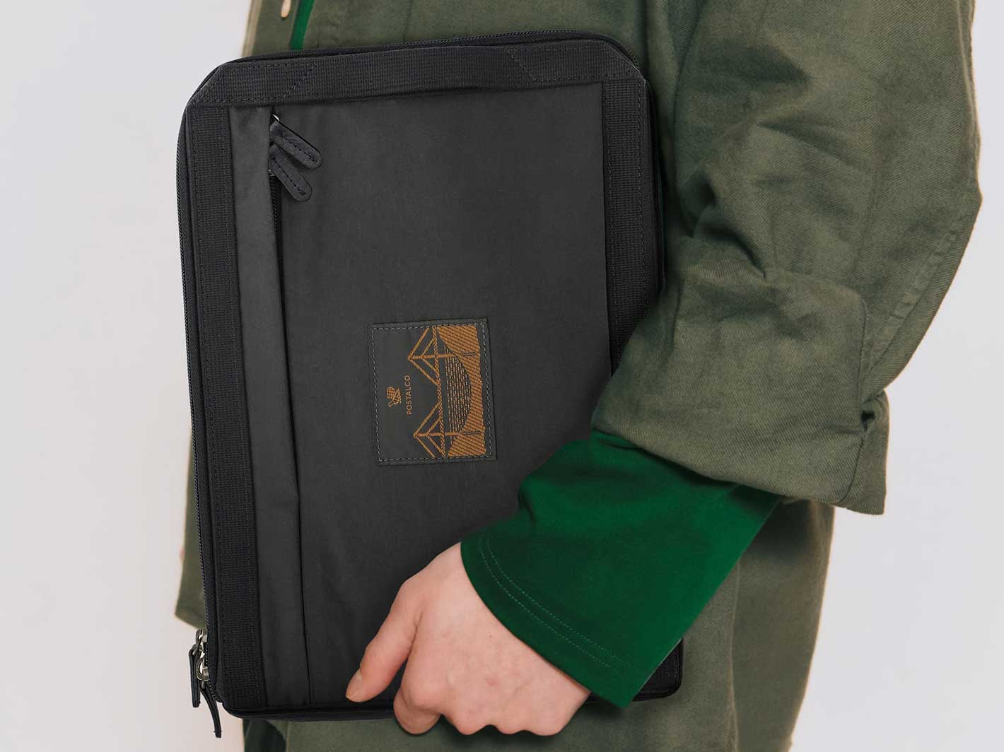 Postalco Slim Lap Top Case Military Green | Misc Store Amsterdam