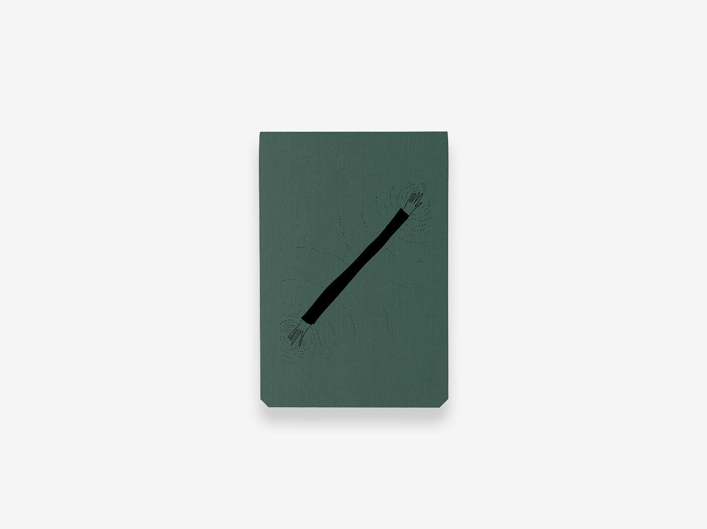 Notebook A6 Double Arm Dark Green