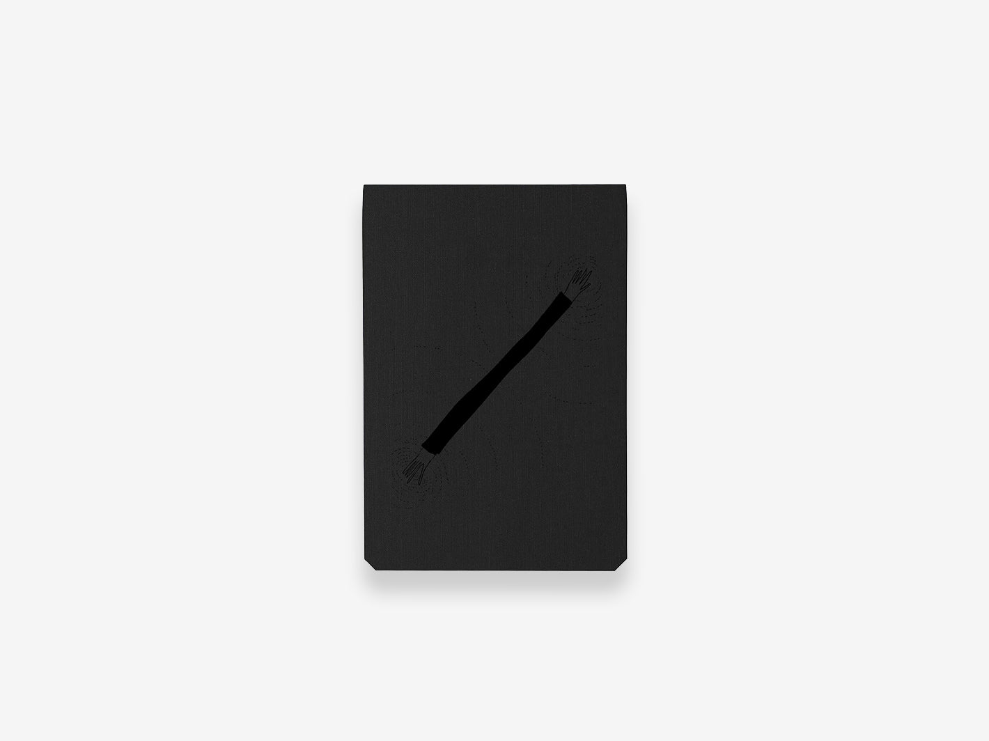 Notebook A6 Double Arm Faded Black