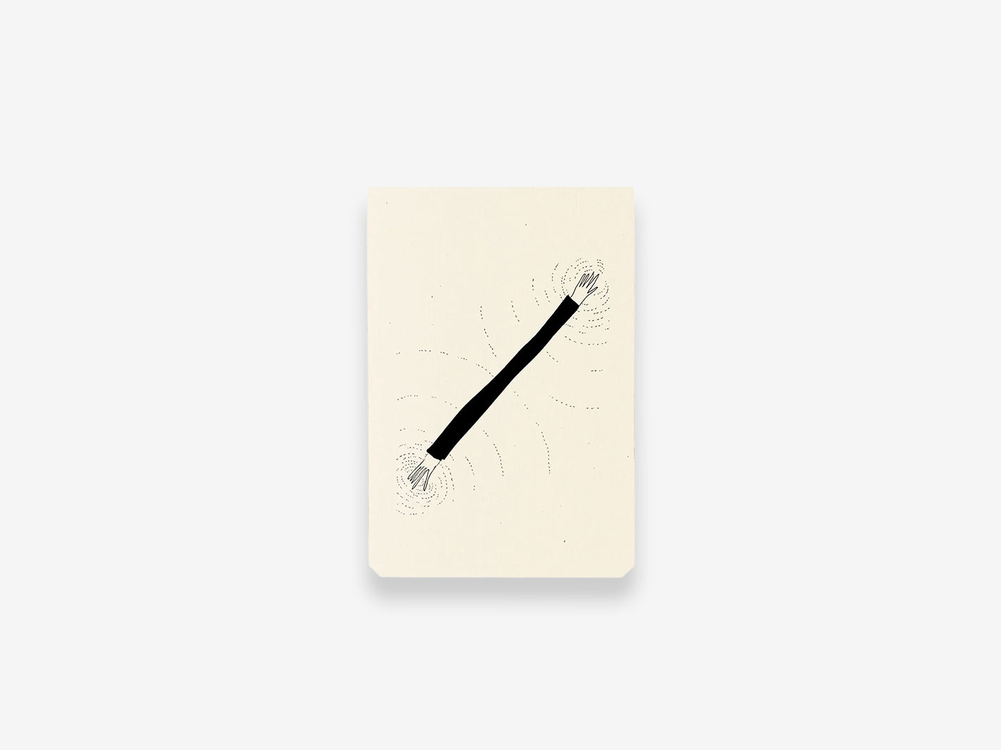 Notebook A6 Double Arm Ivory