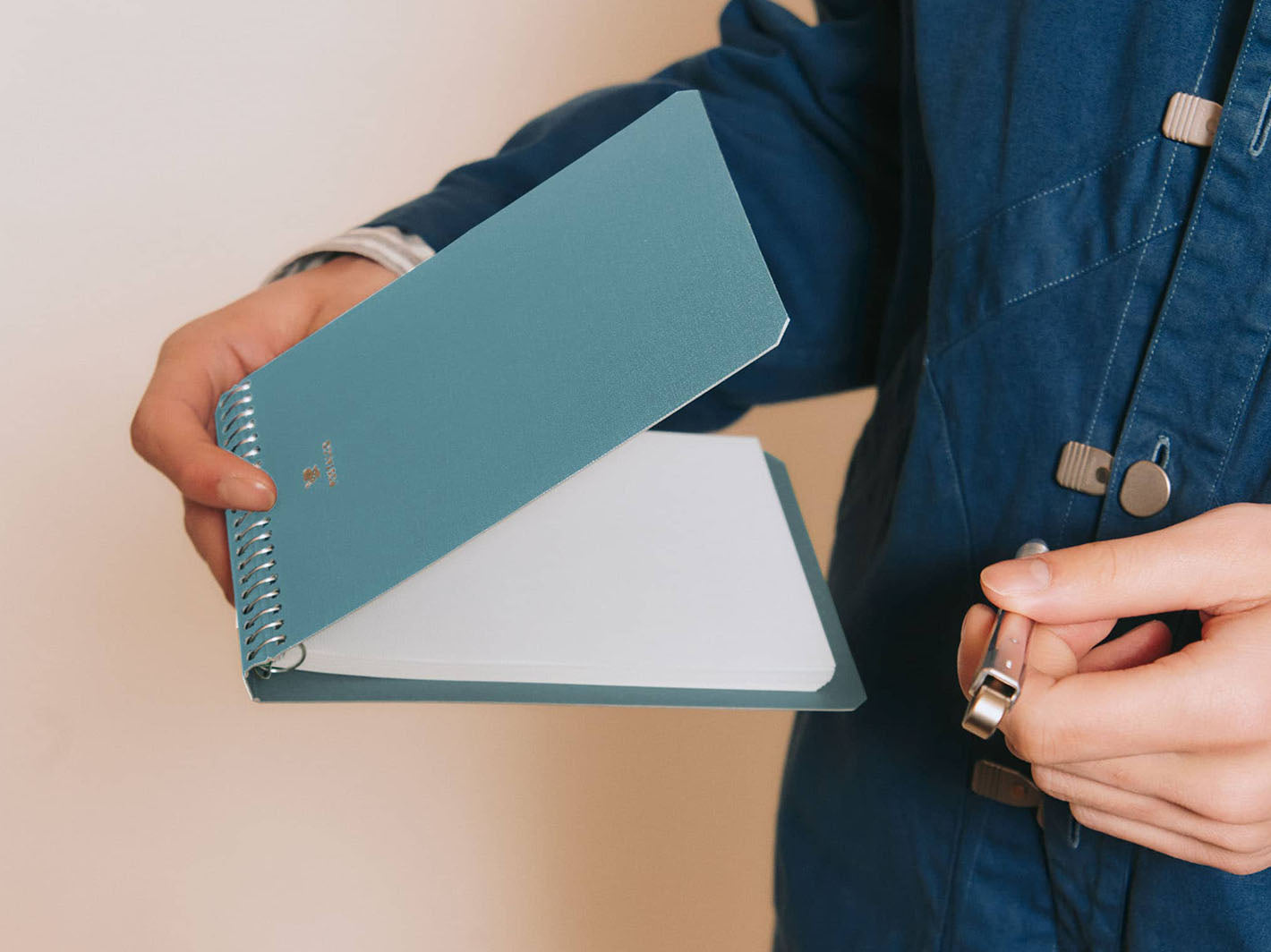 Notebook A6 Double Arm Powder Blue