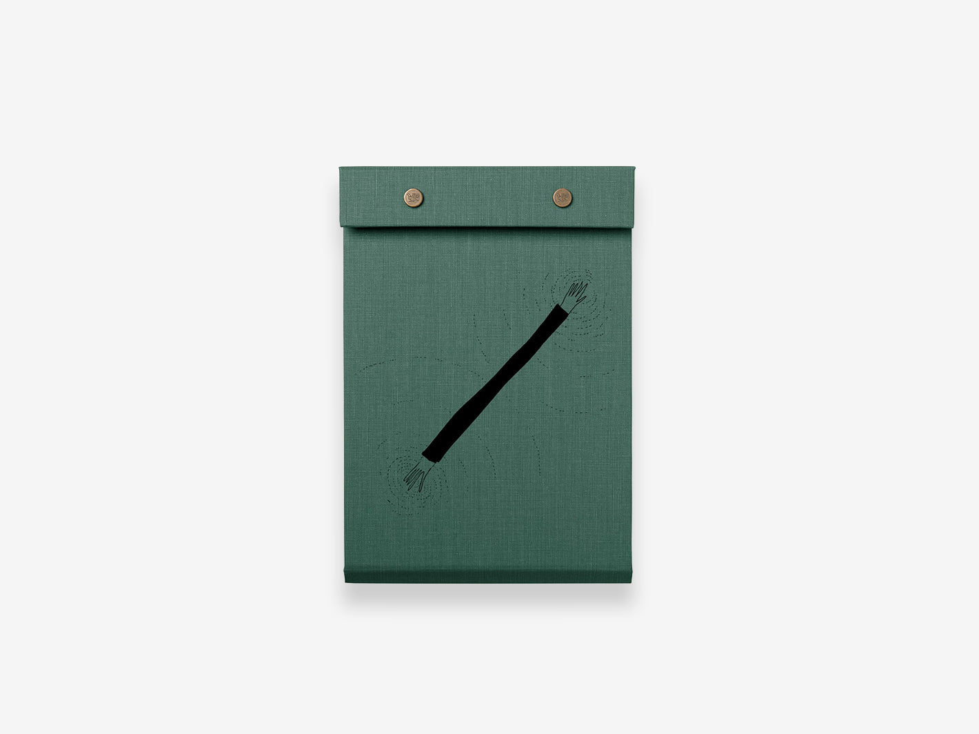 Snap Pad A5 Double Arm Dark Green