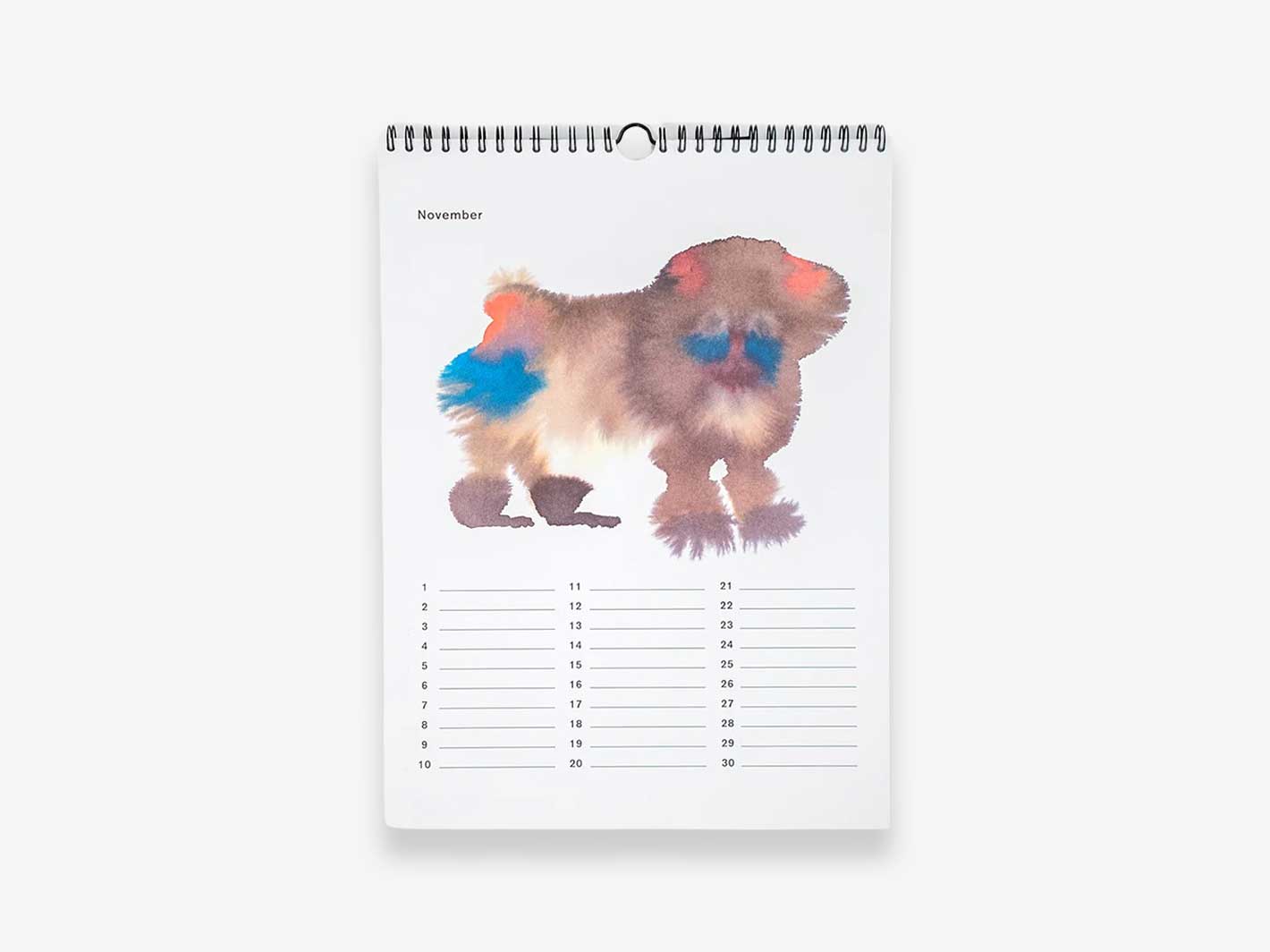 Calendar Rop Rop van Mierlo | Wild Animals Calendar | Misc Store Amsterdam