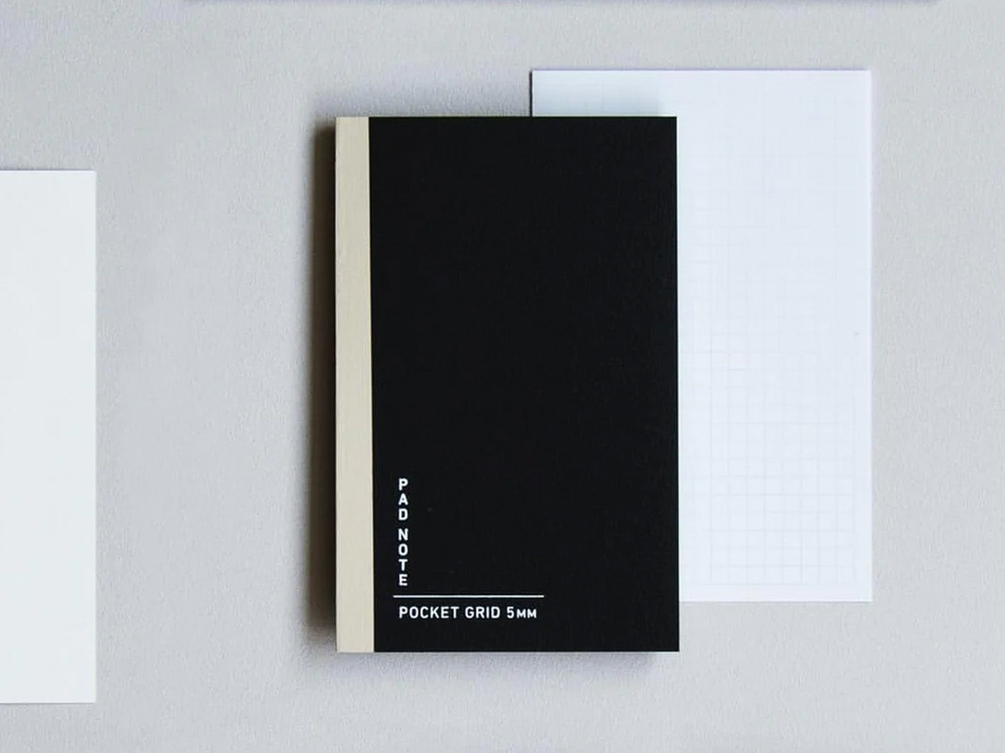 Pad Note Pocket Grid Black