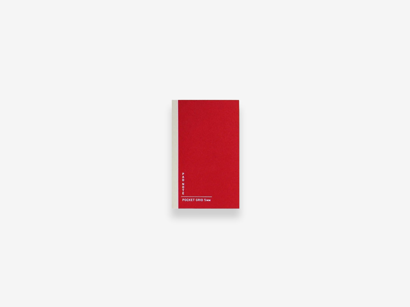 Pad Note Pocket Grid Red