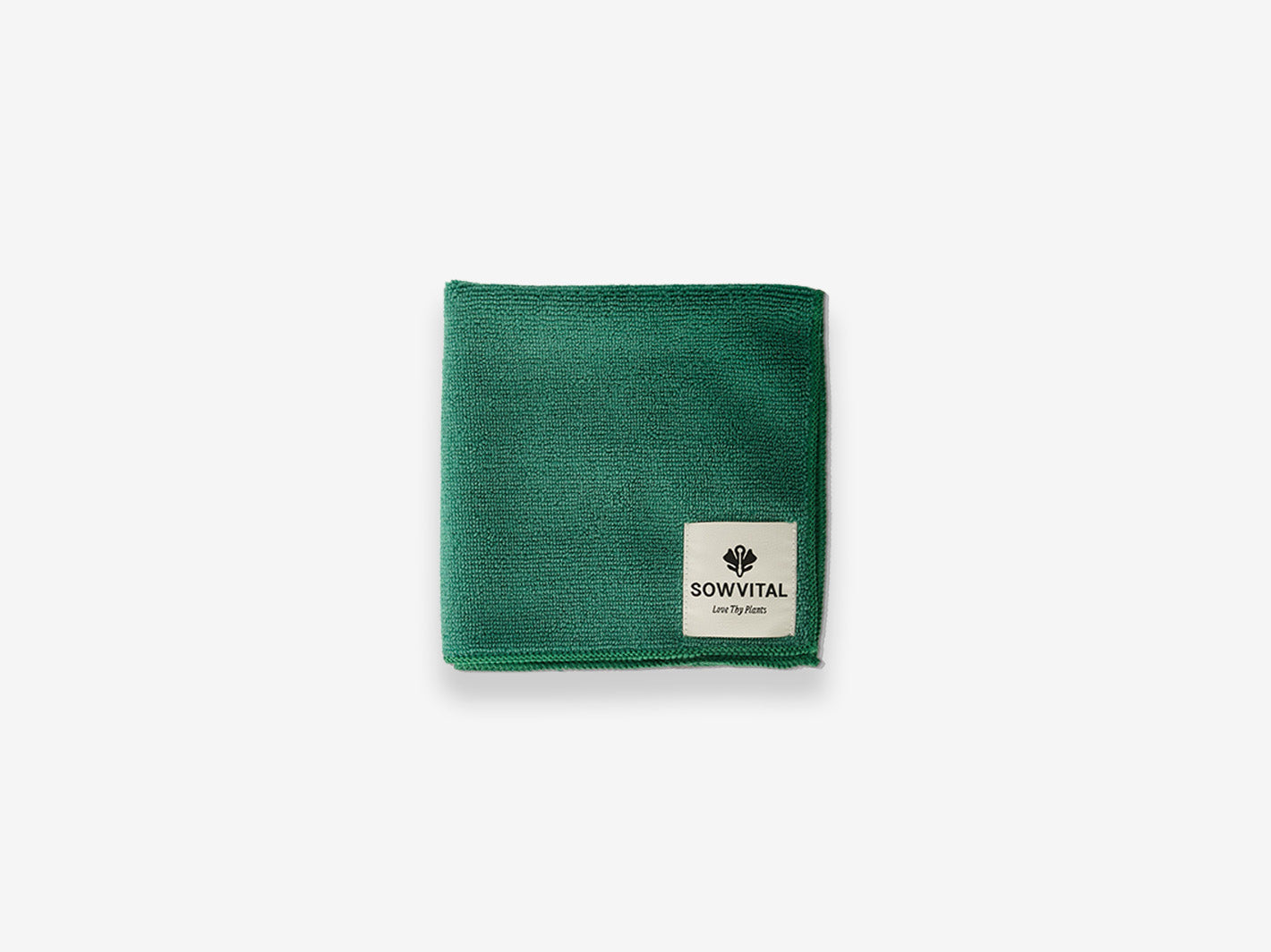 House Plant Cleaning Cloth Dark Green