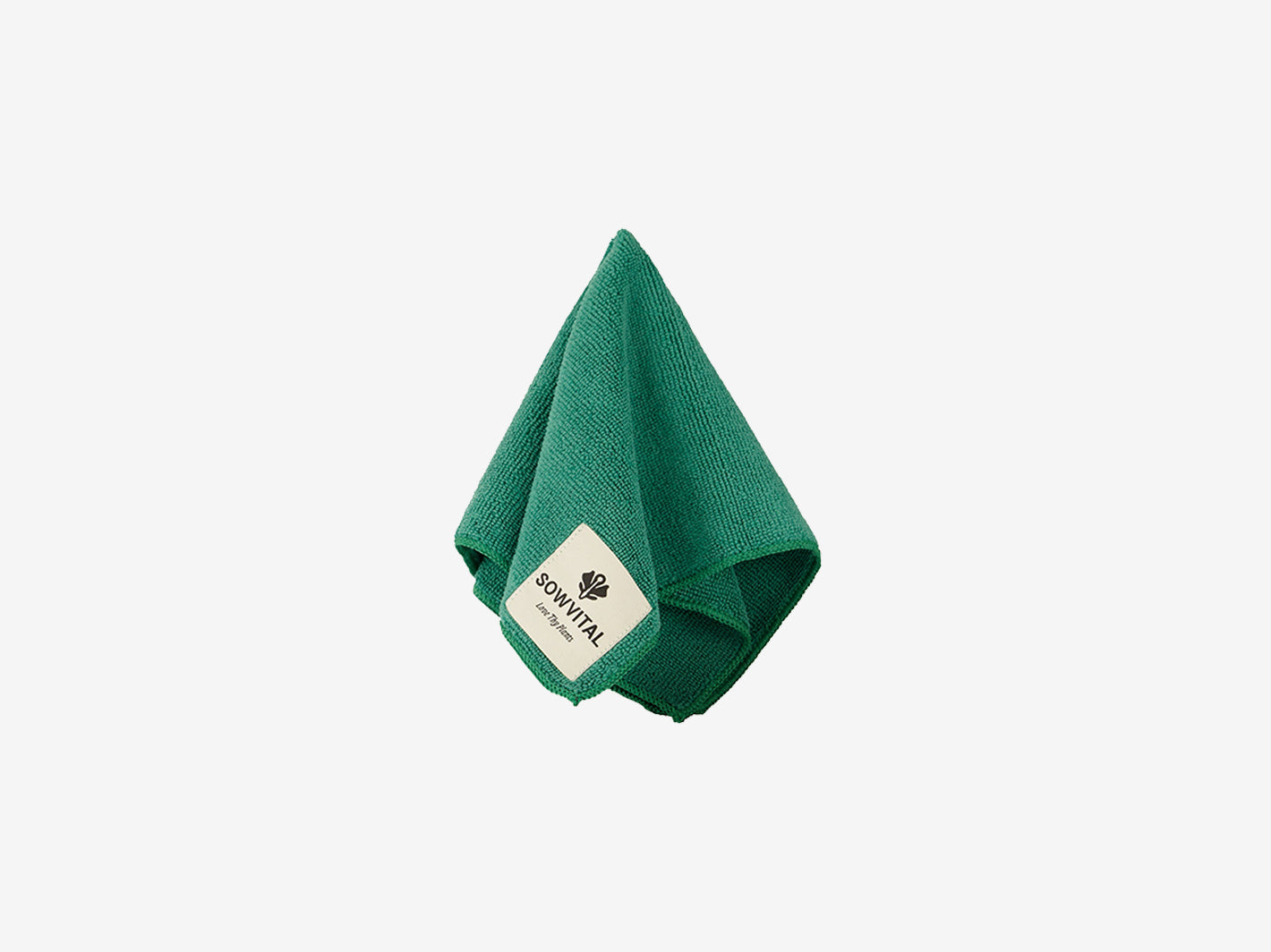 House Plant Cleaning Cloth Dark Green