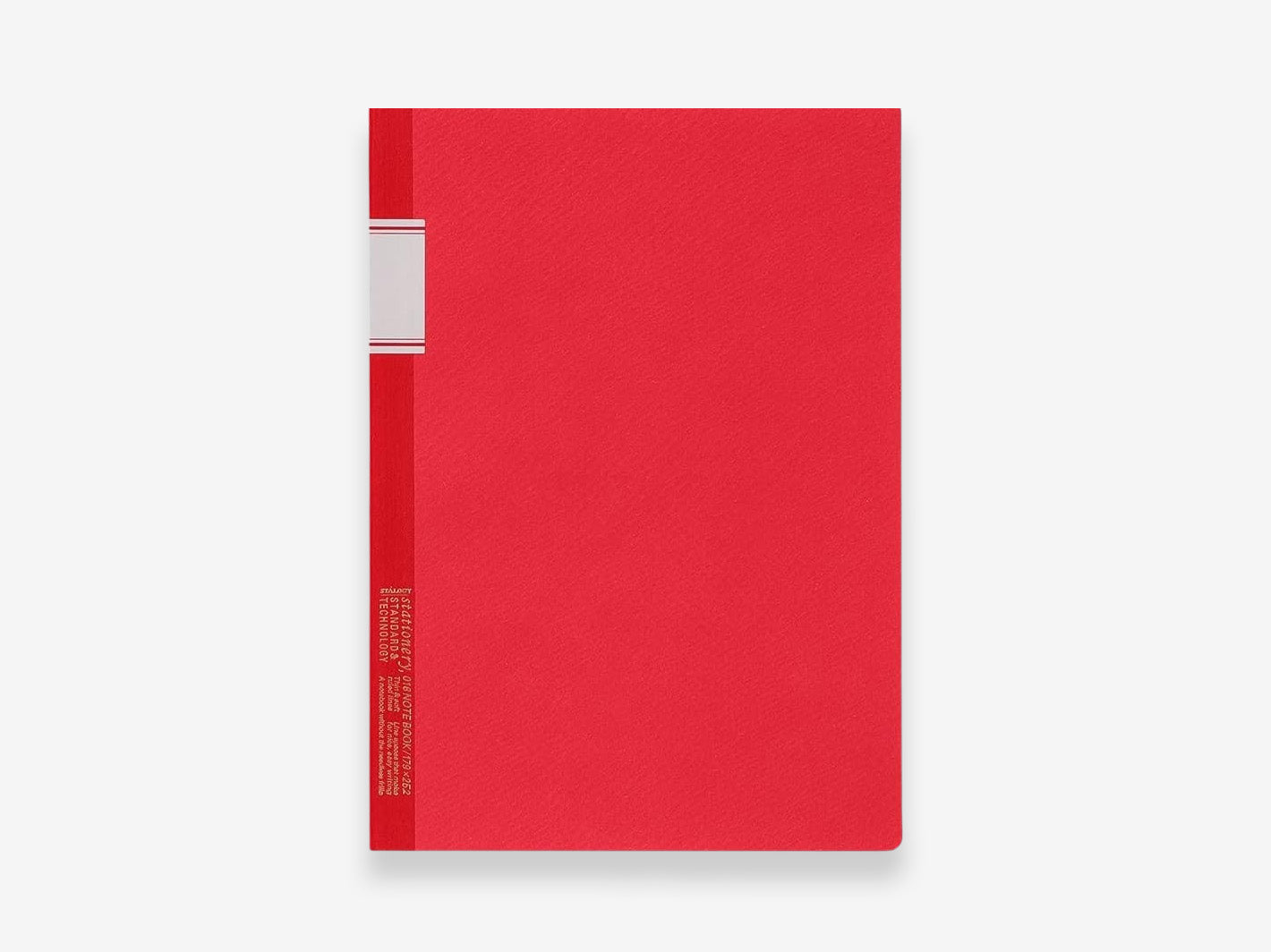 Standard Notebook Red