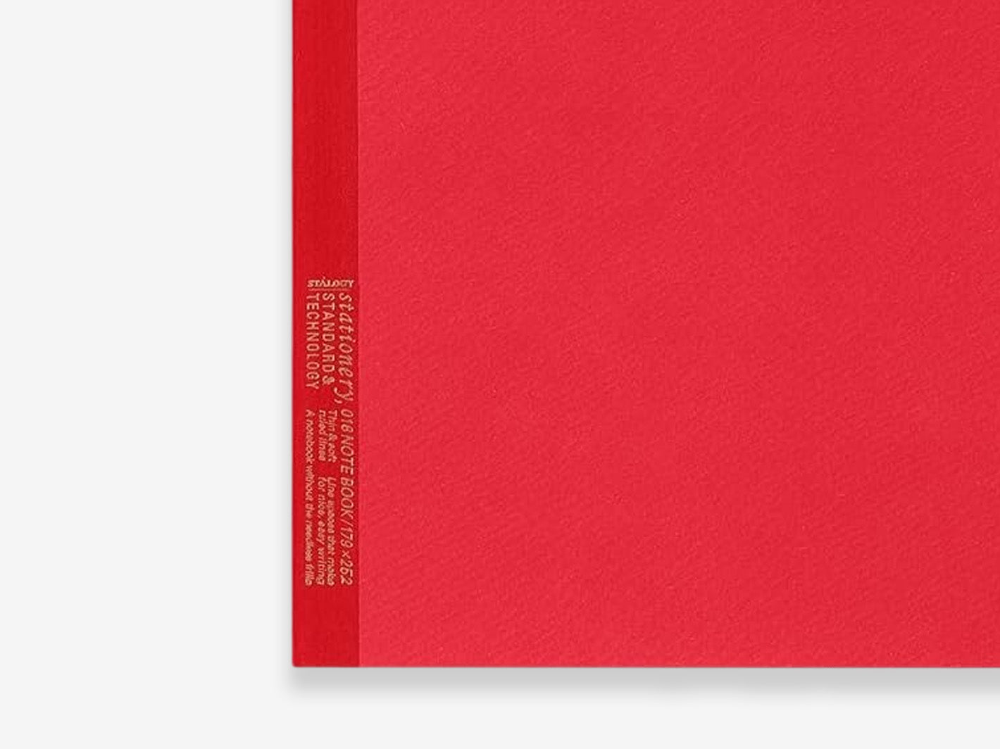 Standard Notebook Red