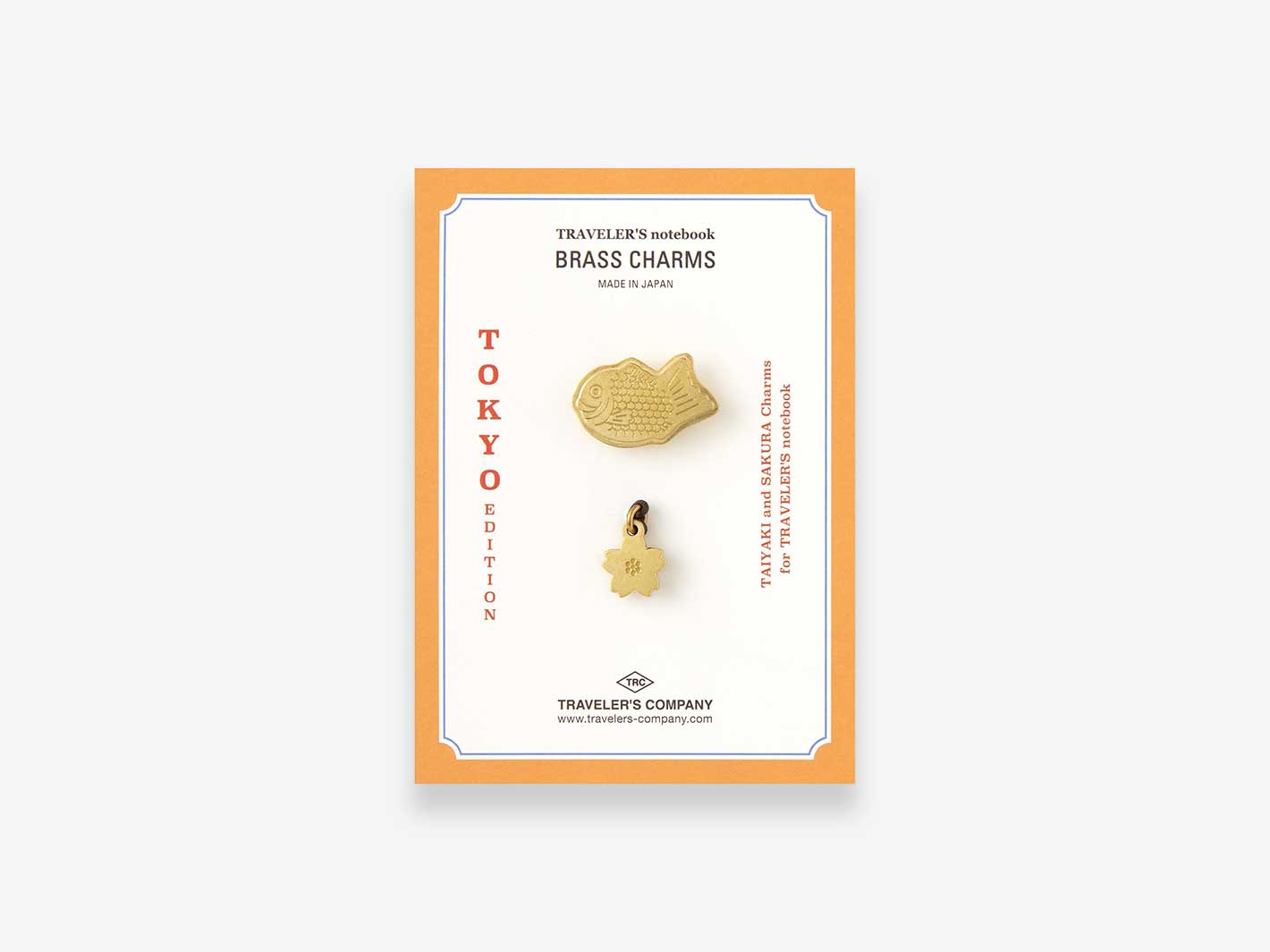 TRAVELER'S notebook Brass Charm TOKYO Edition