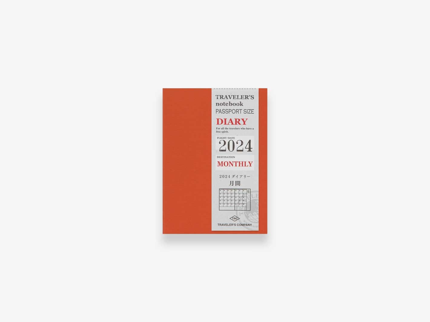2024 TRAVELER'S notebook Monthly Diary Passport Size