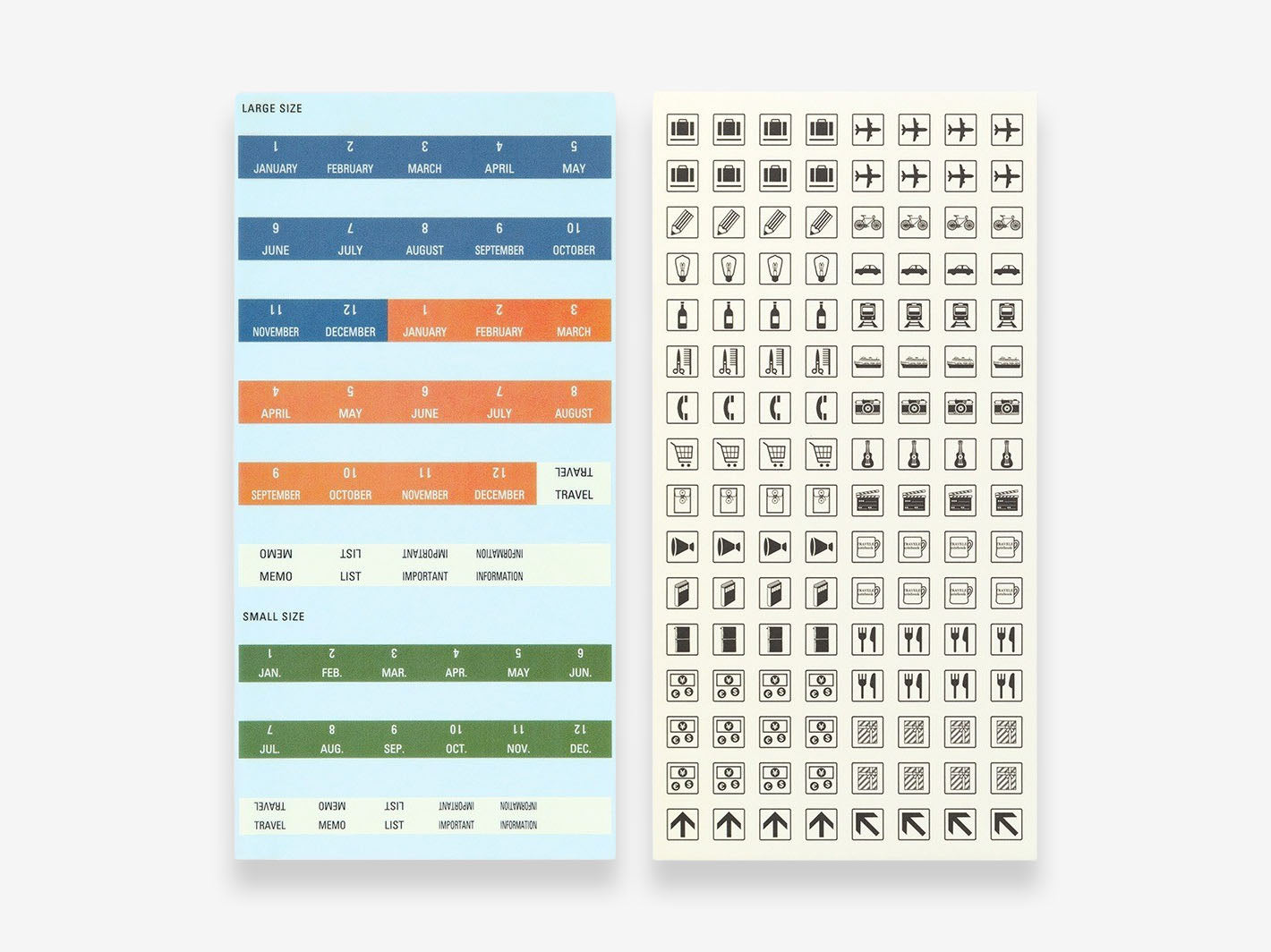 2026 TRAVELER'S notebook Diary Customize Sticker Set