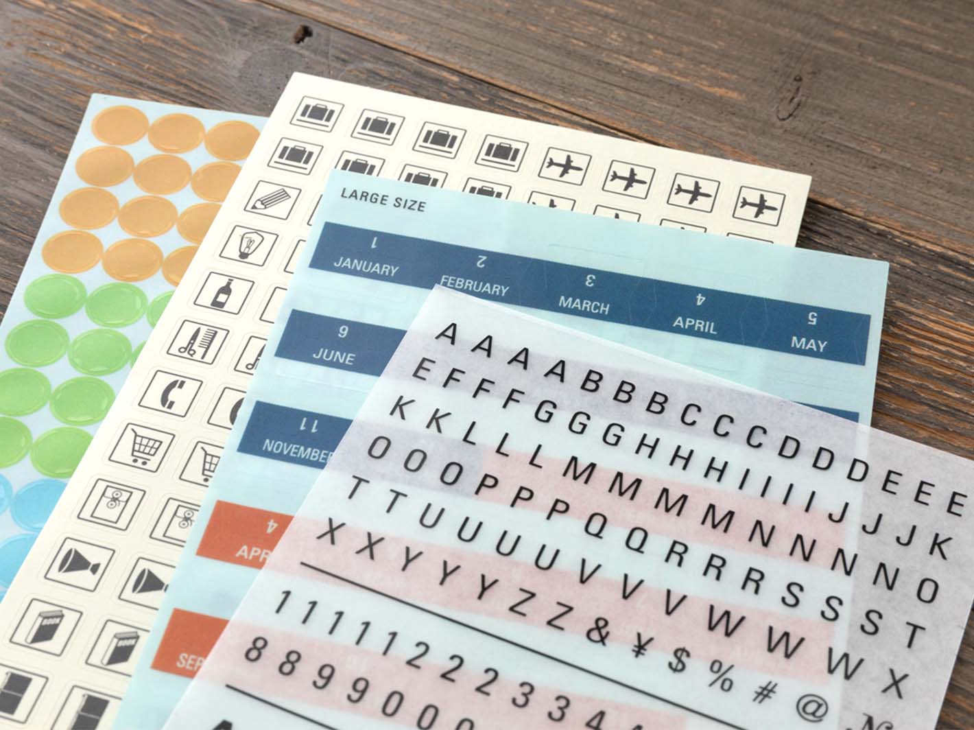 2026 TRAVELER'S notebook Diary Customize Sticker Set