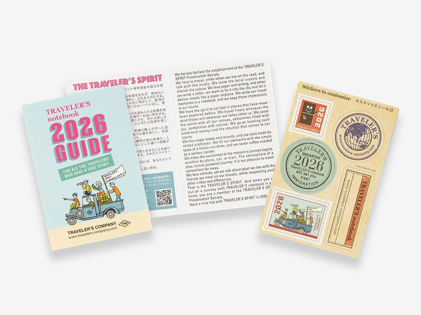 2026 TRAVELER'S notebook Monthly Diary Passport Size