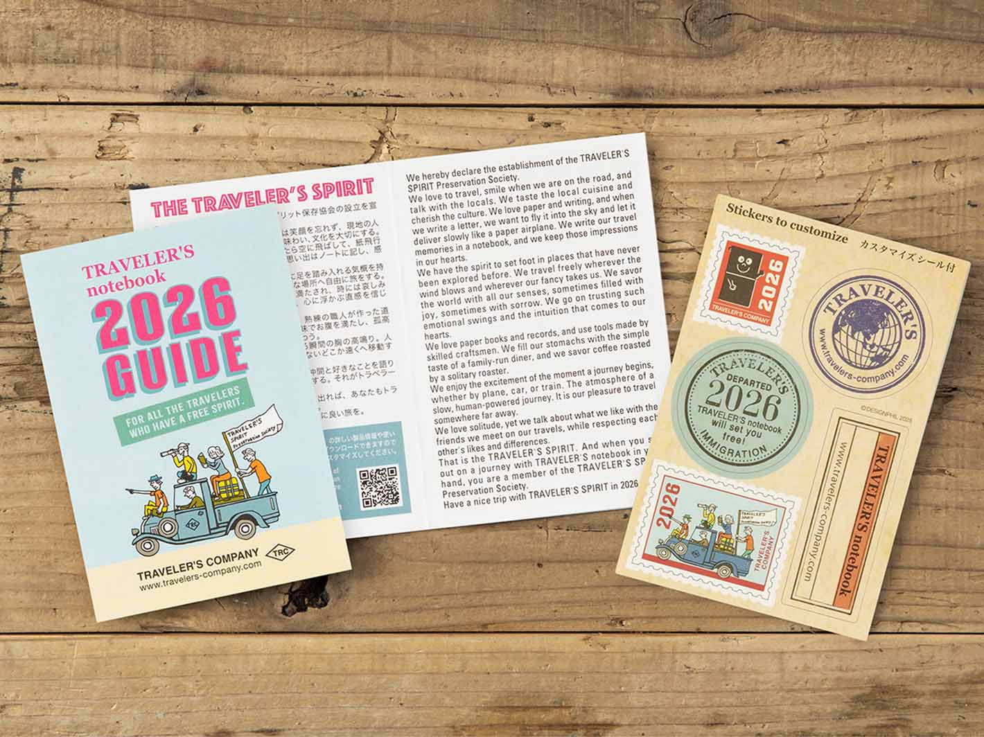 2026 TRAVELER'S notebook Weekly Diary Passport Size