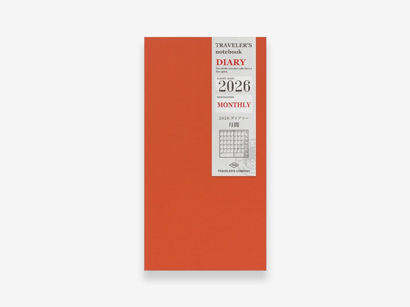 2026 TRAVELER'S notebook Monthly Diary